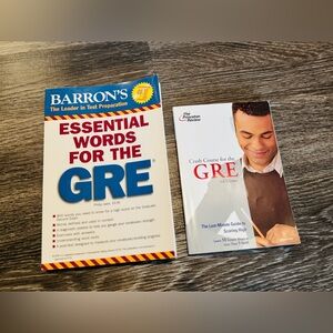 GRE Prep Books - 2 study books